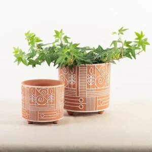 Boho Terra Cotta Planter